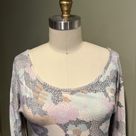 Rachel Pally print Knit Side Tie 3/4 Sleeve Dress - Picture 4 of 4